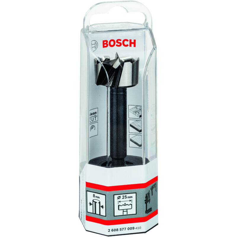 

BOSCH 2608577009 Broca fresadora madera 25 25x90, d 8, toothed-edge