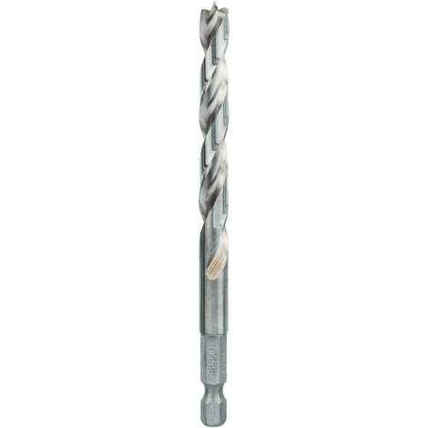 BOSCH - Broca helicoidal madera, hexagonal 1/4 8 x 75 x 117 mm