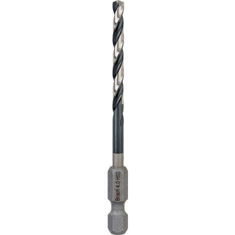 BOSCH - Broca helicoidal madera HSS, hexagonal 4,0 4 x 43 x 83