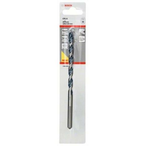 bosch broca hormigon cyl-5 longlife 8x100x150 mm 2 608 588 152