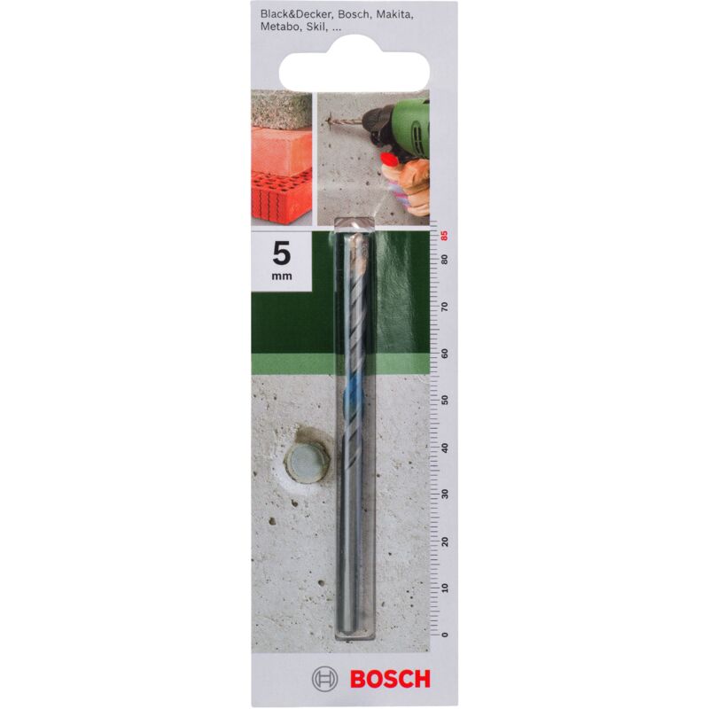 

BOSCH 2609255403 Broca para hormigón ISO 5468 Ø 5,0 mm- L- 85 mm