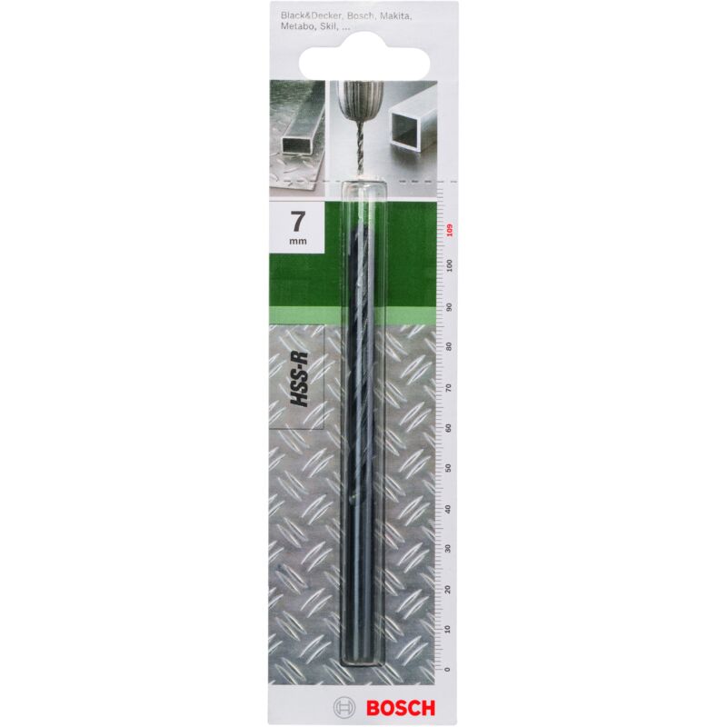 

BOSCH 2609255015 Broca para metal HSS-R, DIN 338 Ø 7,0 mm- L- 109 mm