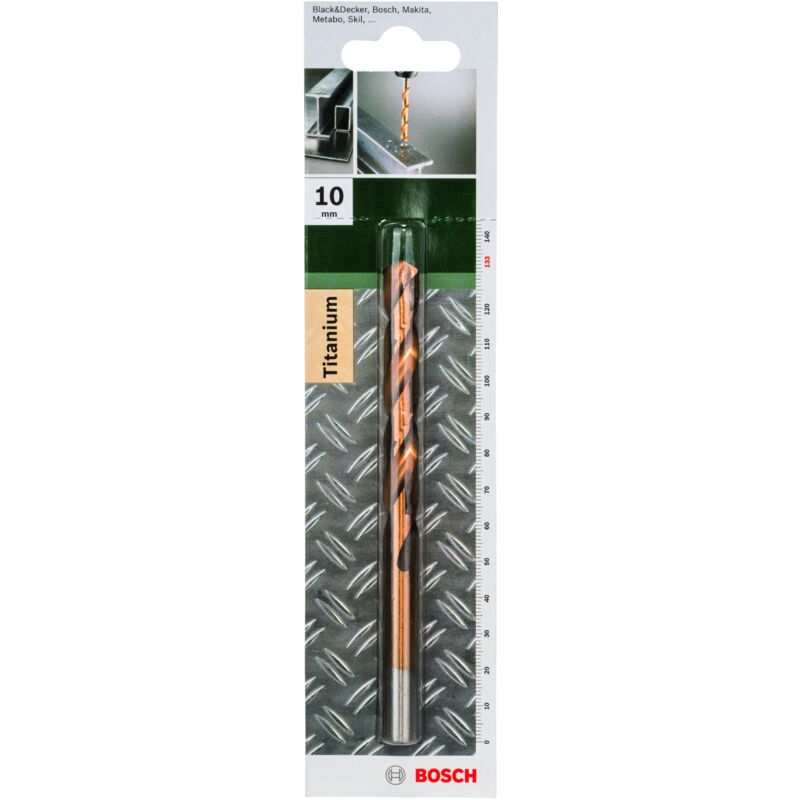 

BOSCH 2609255109 Broca para metal HSS-TiN, DIN 338 Ø 10,0 mm- L- 133 mm