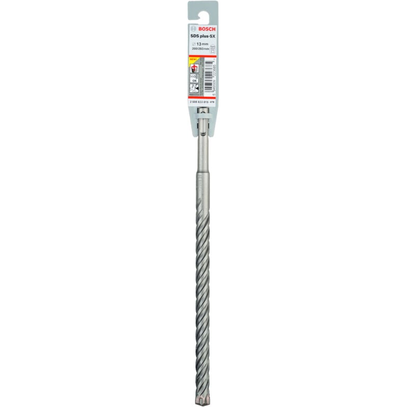 

BOSCH 2608833815 Brocas martillos perforadores SDS-plus-5X 13 x 200 x 260mm