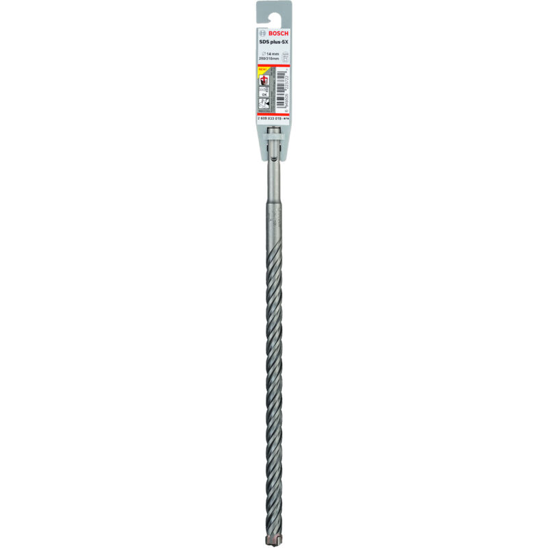 

BOSCH 2608833819 Brocas martillos perforadores SDS-plus-5X 14 x 250 x 310mm