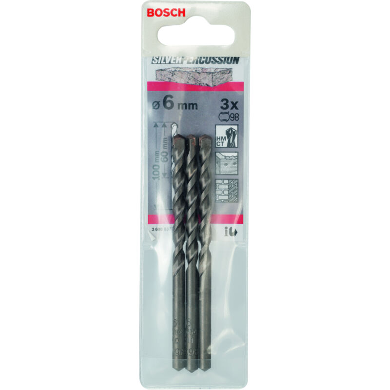 

2608597706 Brocas para hormigón CYL-3 6 x 60 x 100 mm d 5,5 mm - Bosch