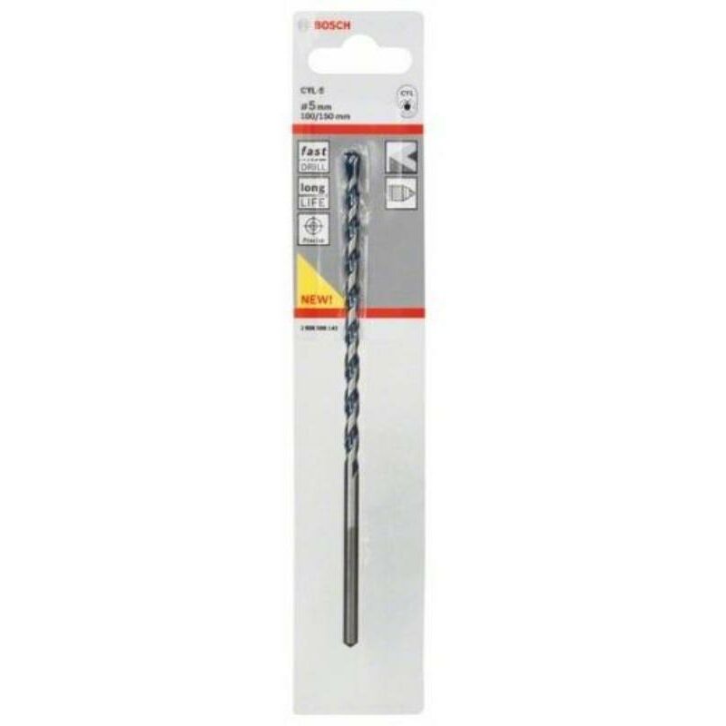 

bosch broca cyl-5 5x100x150 mm 2 608 588 141 - Mibricotienda