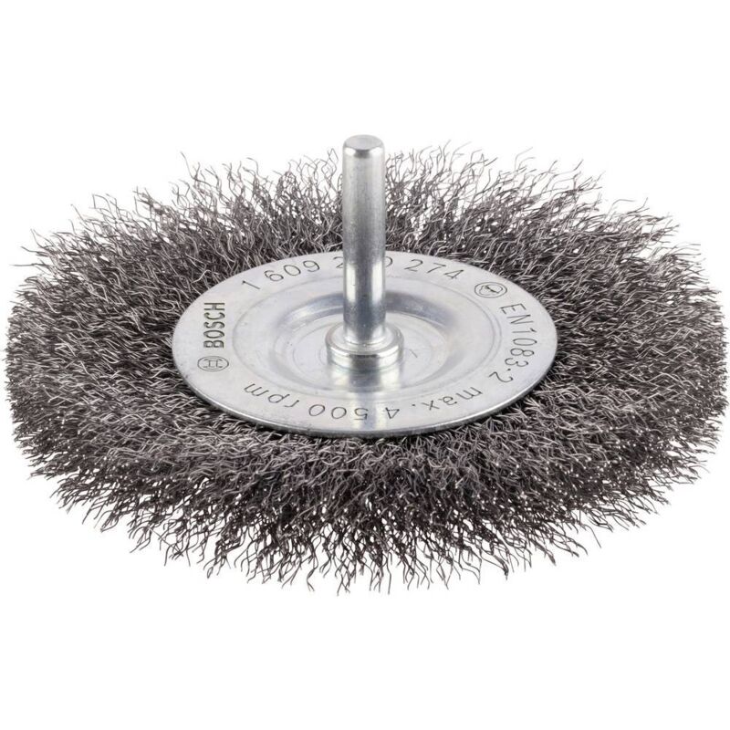 Brosses circulaires 100 mm 0 2 mm 4500 U/ min 10 mm 1pc
