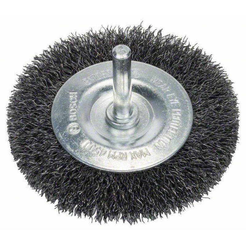 Brosses circulaires 75 mm 0 2 mm 4500 U/ min 10 mm 1pc - vue 2