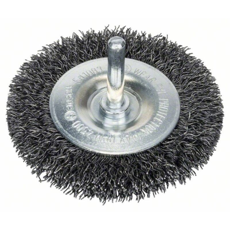 Brosses circulaires 75 mm 0 3 mm 4500 U/ min 8 mm 1pc - vue 2