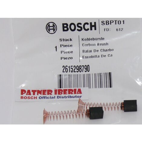 Bosch – Brosses de carbone pour Dremel – Accessoire pour graveur – Compatible modèles 200, 300, 6000 – 2615298790