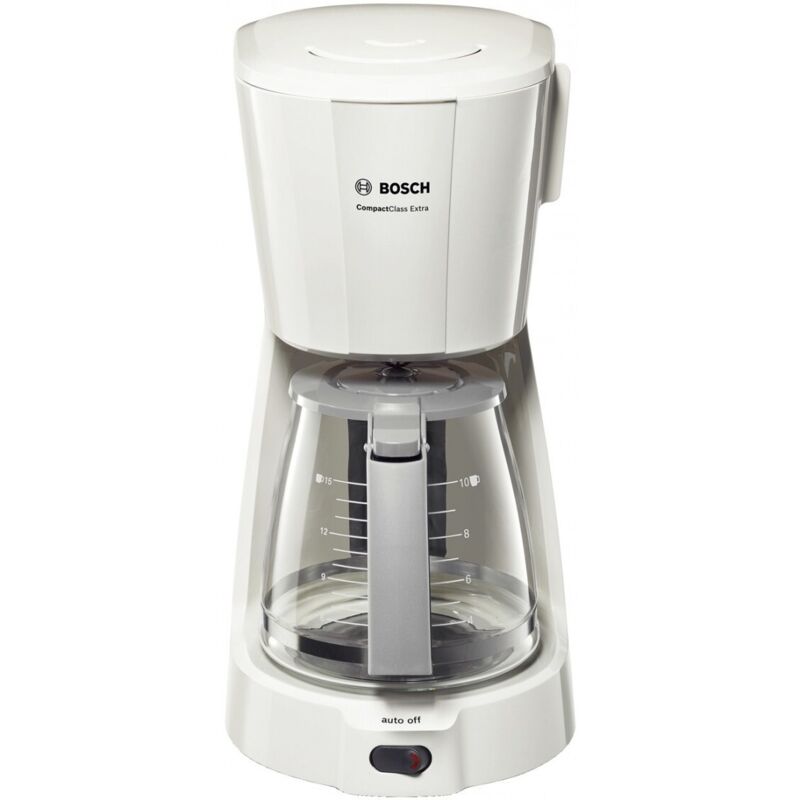 Bosch - Compactclass Tka3A031 - Cafetera De Goteo, Para 10 O 15 Tazas, Color Blanco En Oferta Bosch - Tka3A031 Cafetera Eléctrica De Filtro 1.25 L