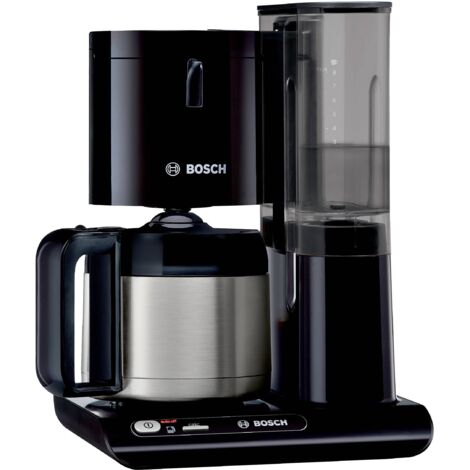 Bosch – Cafetière 8 tasses TKA8A053 – Verseuse isotherme en acier inoxydable – Système de chauffage puissant – Capteur d'arôme ajustable