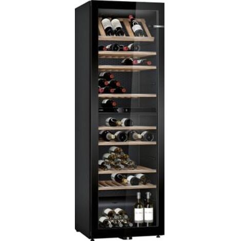 Bosch – Cave à vin de service 199 bouteilles double zone – Froid dynamique avec ventilateur – Éclairage LED – KWK36ABGA