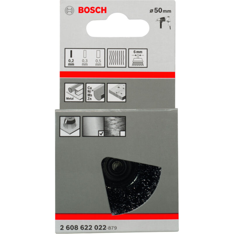 

BOSCH 2608622022 Cepillo de vaso 50 mm 0,2 mm