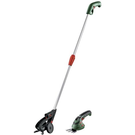 Bosch – Cisaille électrique sans fil 3,6V – Autonomie 50 min – Lame 8 cm – Manche télescopique réglable 80-115 cm – Système anti-blocage