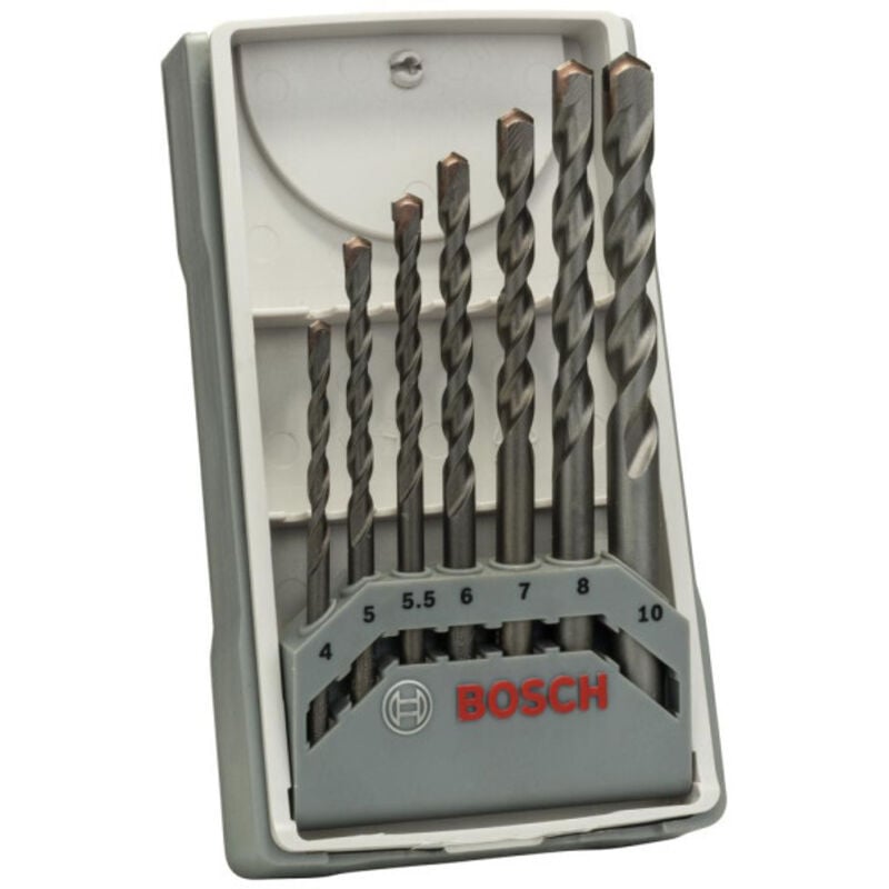 Bosch - CYL-3 Forets à pierre à béton : X-Pro Lot de 7 pièces 2607017083