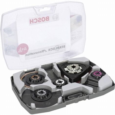 Coffret de lames Starlock spécial rénovation pour découpeur ponceur (5pièces) | 2608664624 - Bosch