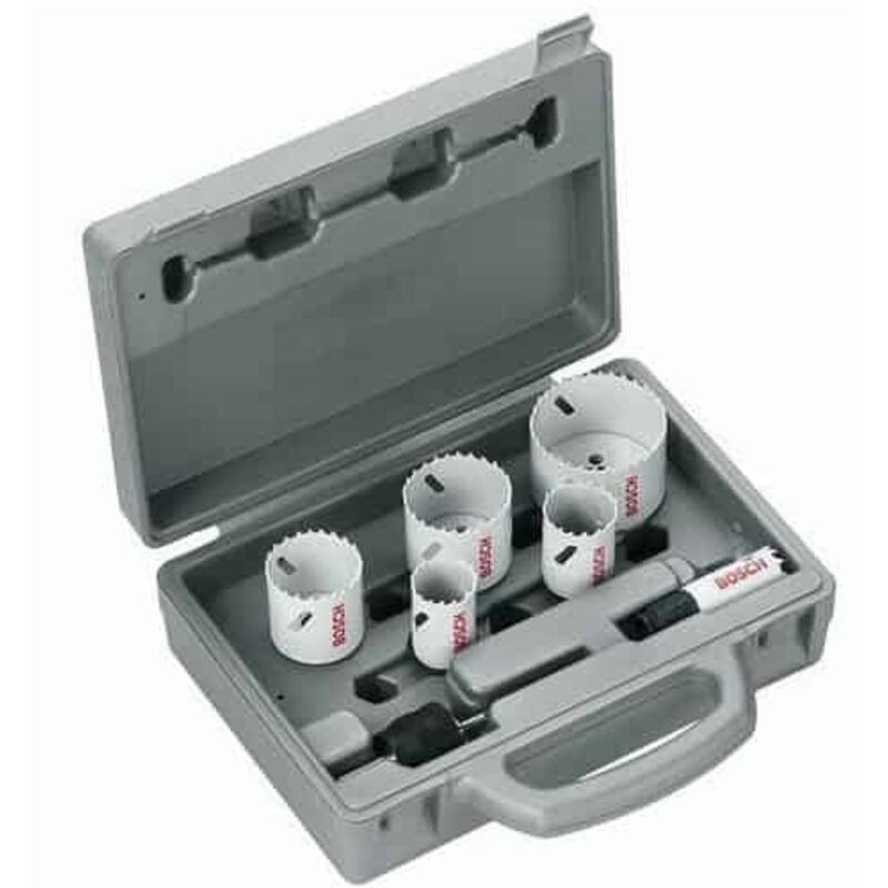 Bosch - 2608584670 Coffret de 6 scies trépans Progressor Ø20 à Ø64 mm pour bois et métal