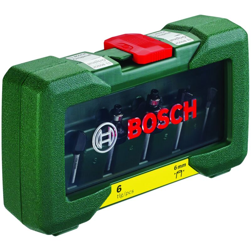 Bosch - Lot de 6 fraises avec insert de 6 mm 2607019464