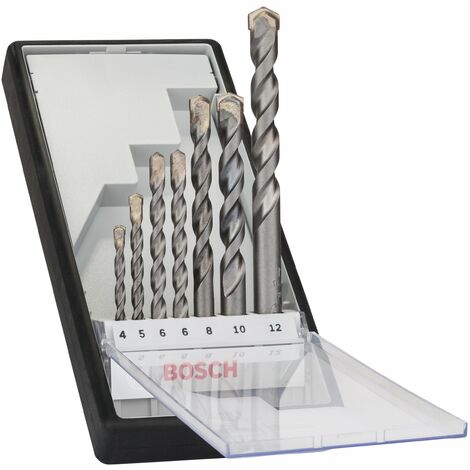 Bosch Coffret de 7Â forets Ã  bÃ©ton Robust Line CYL-3, 4 - 12Â mm 4 5 6 6 8 10 12 mm