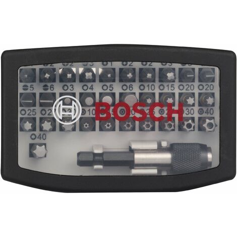 Bosch Coffret d’embouts de vissage qualité extra-dure, 32 pièces