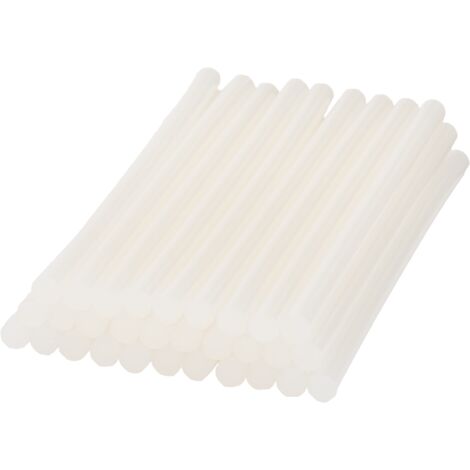 Bosch – Colle thermofusible 7 mm pour bois, cuir, papier – Lot de 30 bâtons – Longueur 150 mm – Transparent laiteux