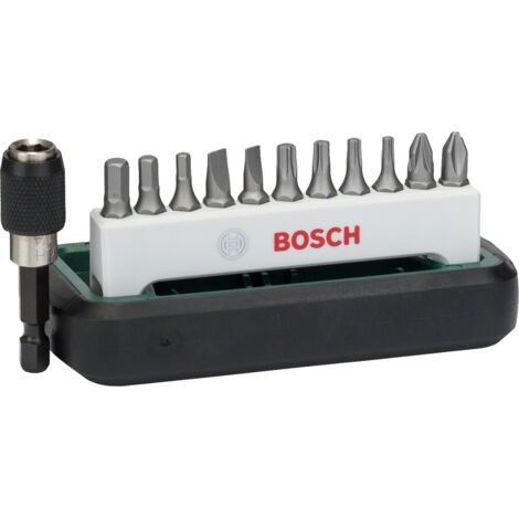 BOSCH - COMPACT SET BIT 12 PZ STANDARD MISTO ATTACCO 1/4