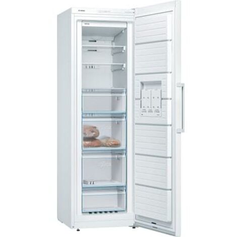 Bosch – Congélateur armoire 242L classe A++ – Design blanc élégant – Idéal pour conservation aliments surgelés – GSN36VWEP