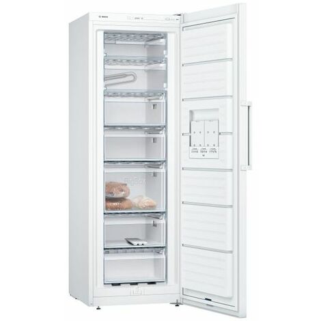 Bosch Congelateur Armoire Vertical Blanc A Froid Statique 220l Autonomie 22h Freshsense Blanc 3665476037782