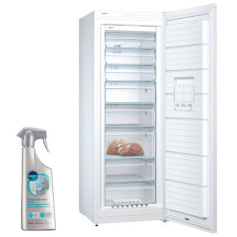 BOSCH Congélateur armoire vertical blanc Froid ventilé 366L Autonomie 12h No-Frost