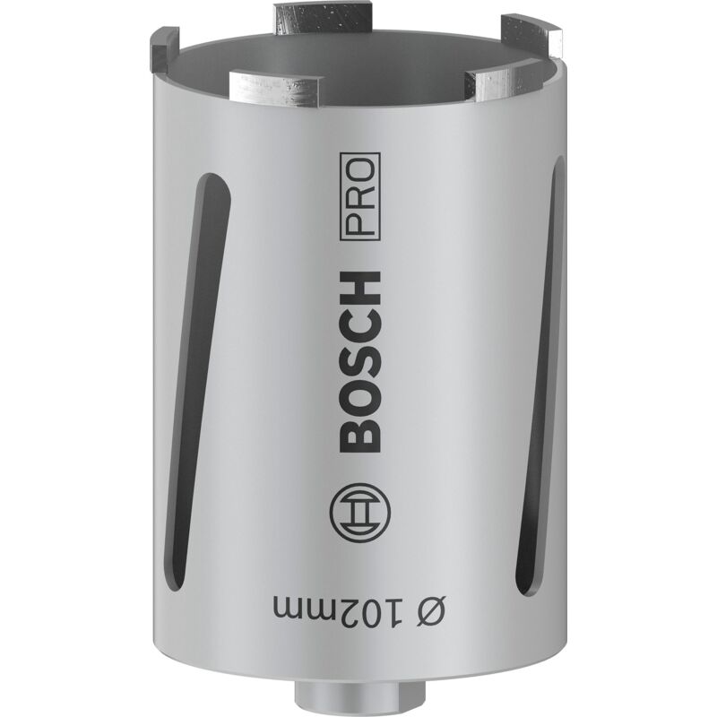 Bosch - diamantato a secco g 1/2' 102 mm, 150 mm, 5 segmenti, 7 mm