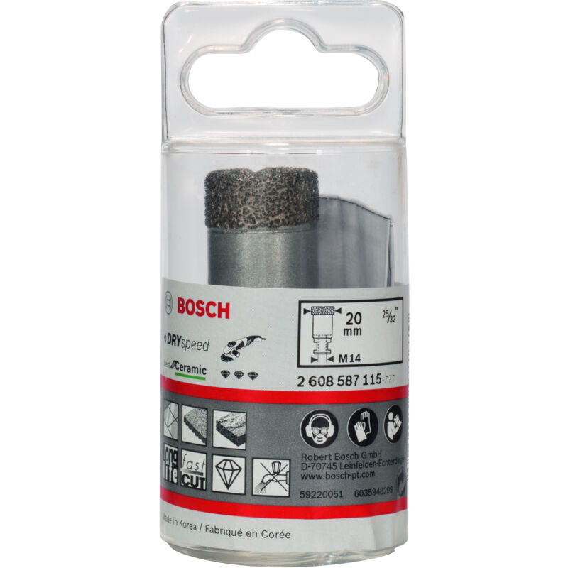 

BOSCH 2608587115 Coronas diamante en seco Dry Speed Best Ceramic 20x35mm