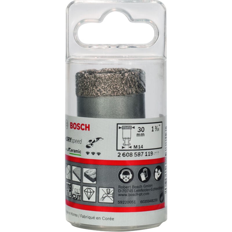 

BOSCH 2608587119 Coronas diamante en seco Dry Speed Best Ceramic 30x35mm