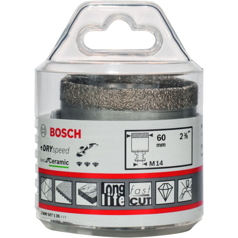 

BOSCH 2608587128 Coronas diamante en seco Dry Speed Best Ceramic 60x35mm