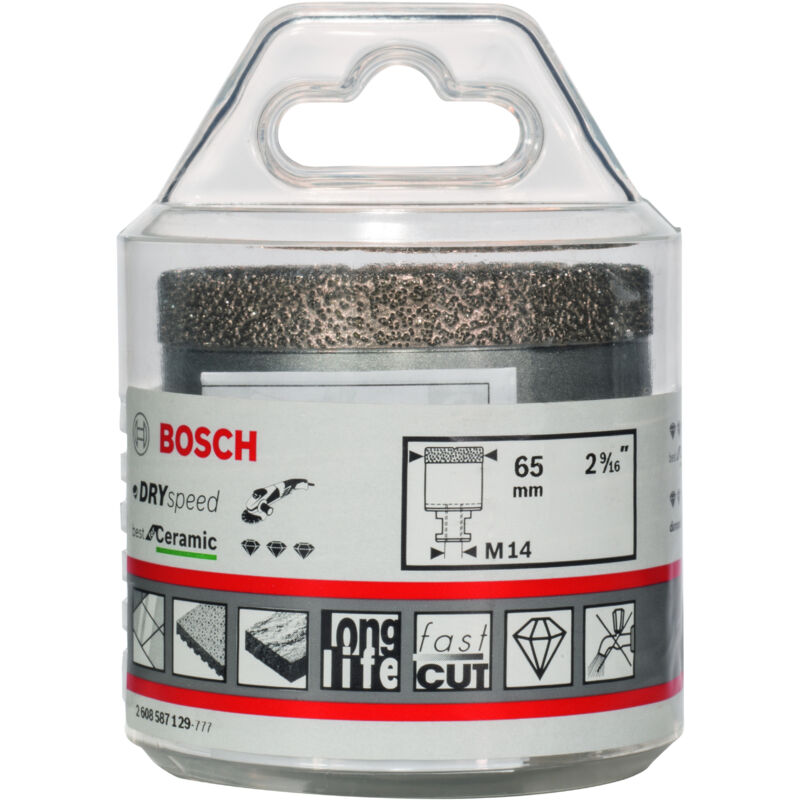

BOSCH 2608587129 Coronas diamante en seco Dry Speed Best Ceramic 65x35mm
