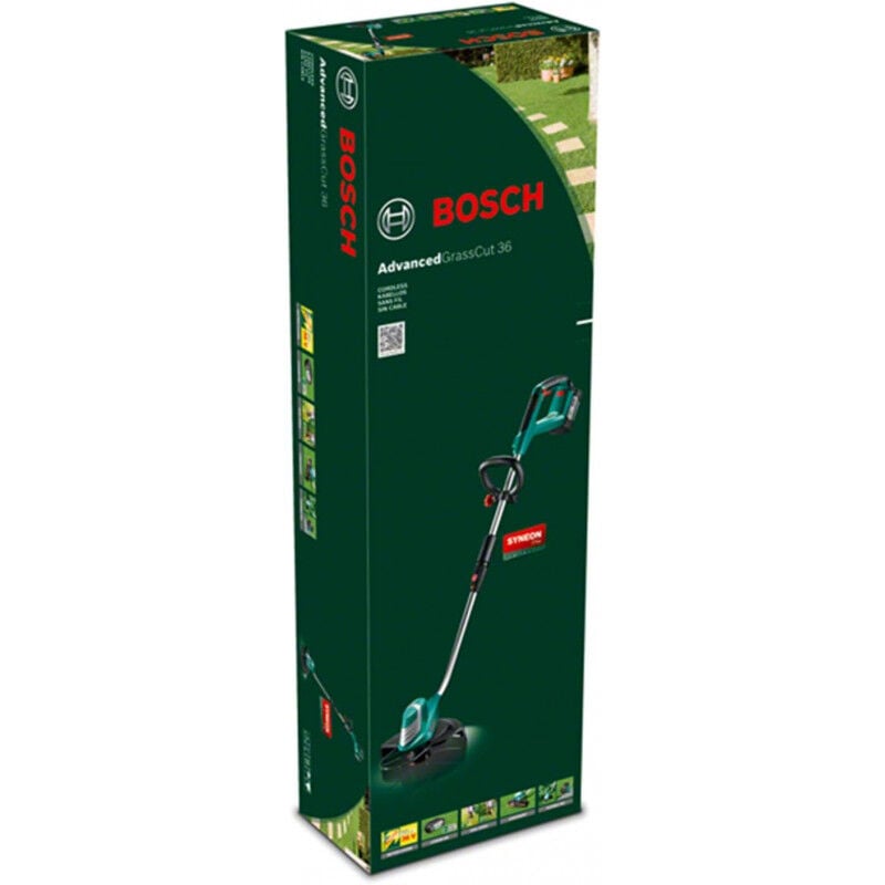 Coupe-bordures sans fil AdvancedGrassCut 36 Bosch 1x batterie 36V 2.0Ah et chargeur