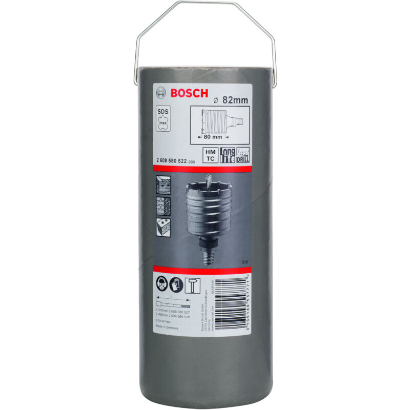 Bosch - sds Max-9 Noyau à trous creux 82 x 80 x 102 mm 2608580522