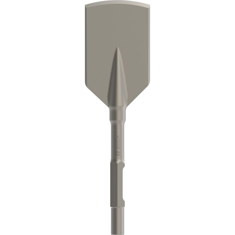 Bosch - 2 608 690 114 - Burin à asphalte con insert hexagonal de 30 mm - 450 x 125 mm (paquet de 1)
