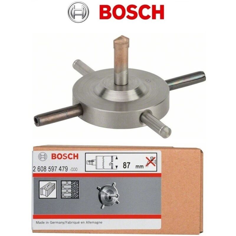 Bosch - Punta di centraggio a croce per corone 1 1/4' unc a secco - 42 mm