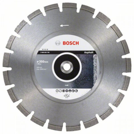 Bosch Dia-Scheibe Best for Asphalt 350x20x3,2x12