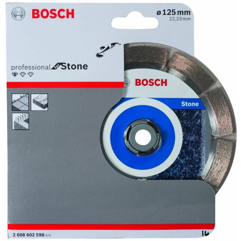 Diamant Trennscheibe Ø125 Bohrung 22, 23 mm Winkelschleifer - Bosch