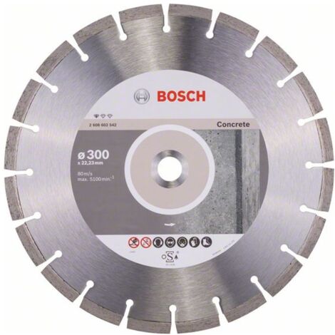 Bosch Diamanttrennscheibe Standard for Concrete 300x22,23x3, x10 mm 2608602542