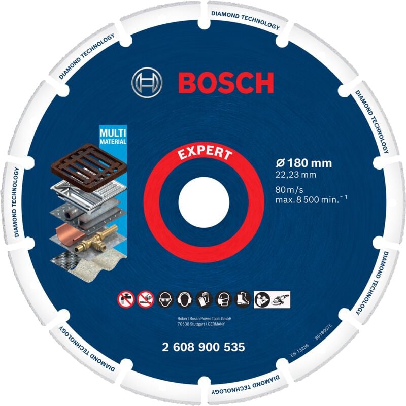 Image of Bosch - expert Diamond Metal Wheel Trennscheibe, 180 x 22,23 mm
