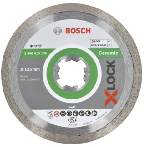 BOSCH Professional X-LOCK DIA-TS 125x22,23 Sf. Univ. (2608615166)