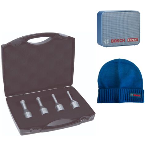 Bosch Diamanttrockenbohrer-Set Dry Speed, 4-teilig, 6 - 12 mm &  JBL GO2 Lautsprecher, Beanie