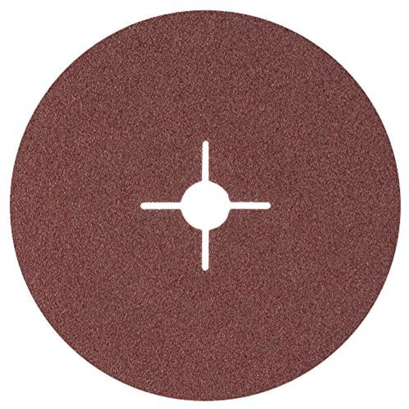 25PZ DISCO ABRASIVO IN FIBRA Ï mm. 180 - foro 22 grana 60