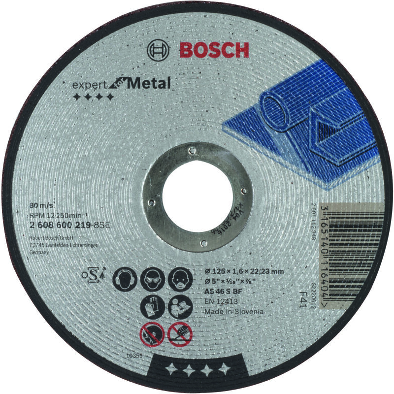 

BOSCH 2608600219 Disco corte recto Expert Metal AS 46 S BF, 125, 1,6