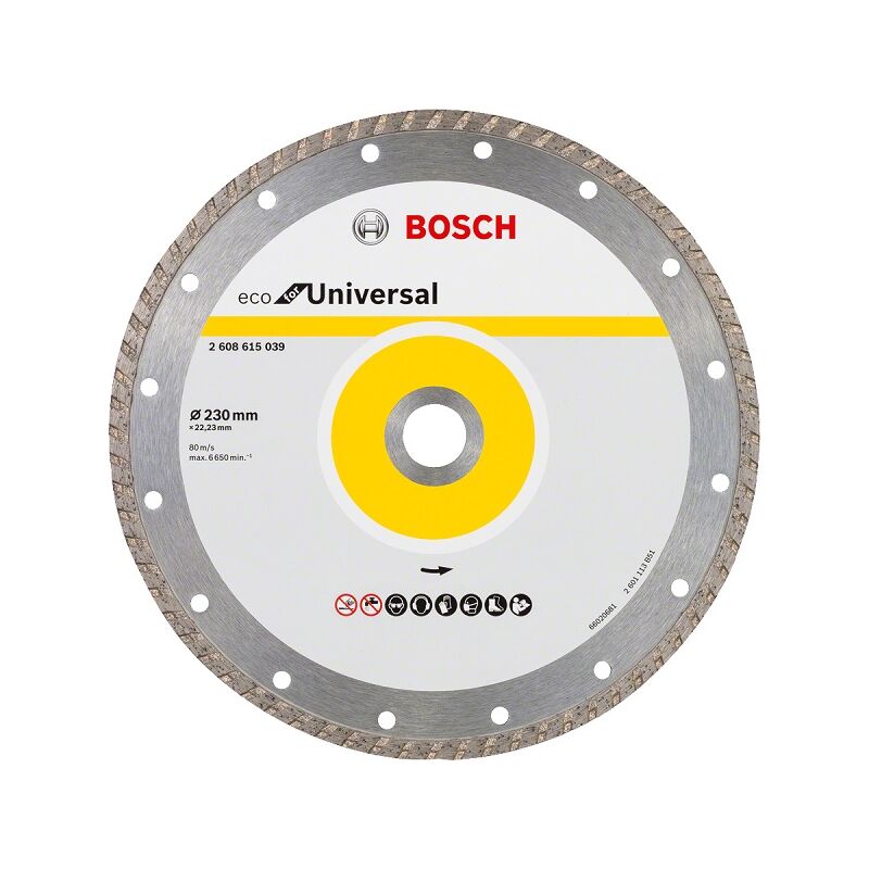 DISCO DIAMANTATO BOSCH 230mm TURBO ECO UNIVERSAL