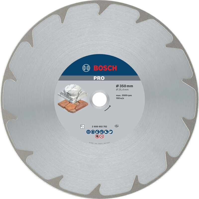 Bosch disco diamantato Best for Marble 350 x 25,40 x 2,6 x 5 mm